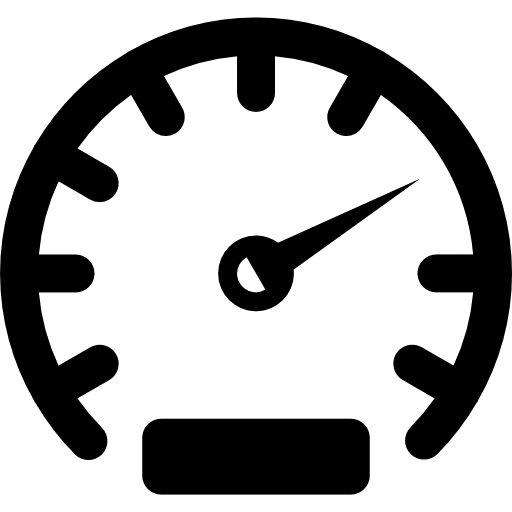 Speedometer tool circular basic icons icon