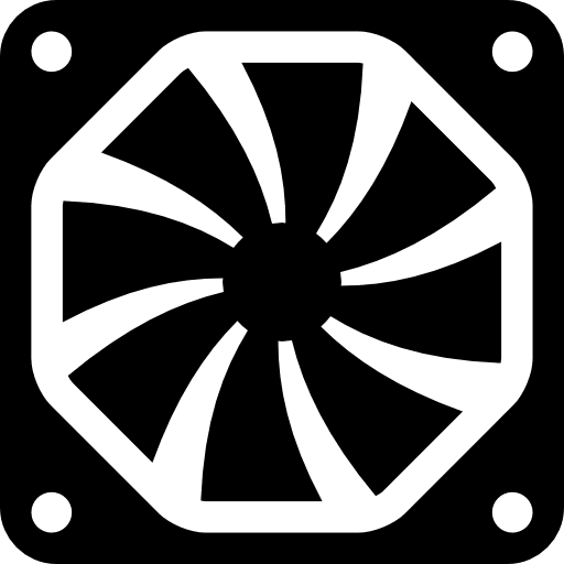 Computer fan square tool square tools computer icon