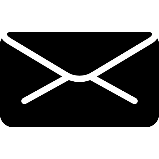 Envelope back black interface symbol basic icons interface symbol icon