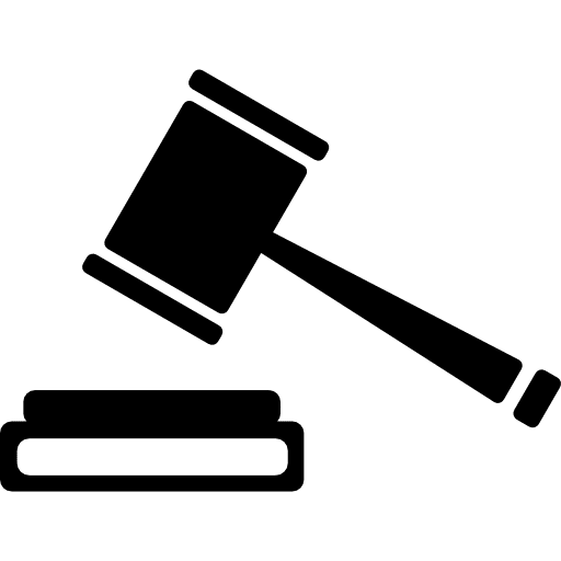 Law tool law hammers icon