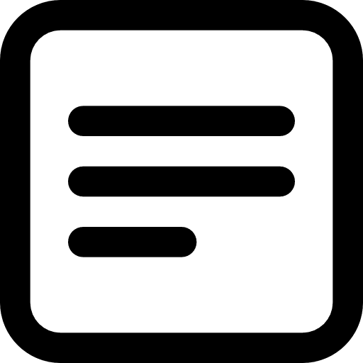 Note rounded square interface symbol symbol text rounded icon