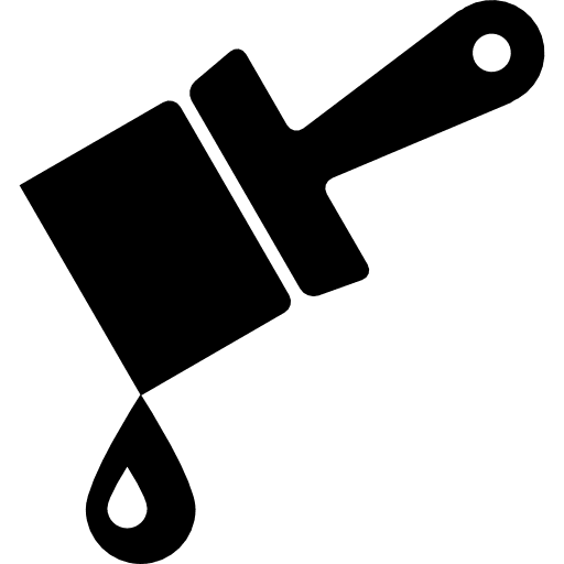 Paintbrush brushes paint brush icon