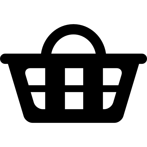 Shopping basket interface commercial symbol shopping shopping basket symbol icon