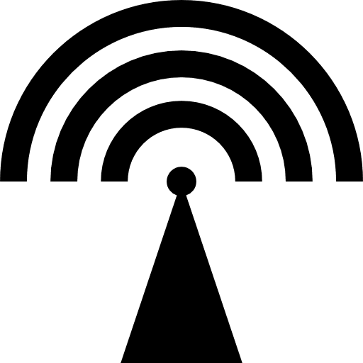 Signal tower symbol symbol basic icons interface icon