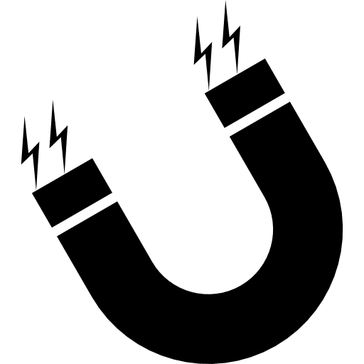 Magnet metal magnets tool icon