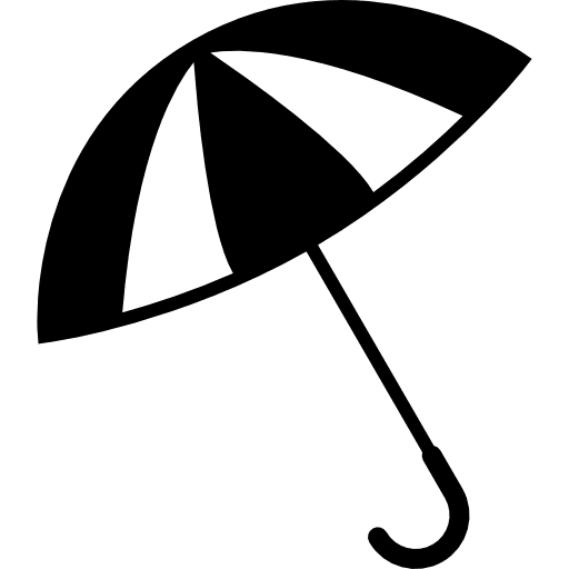 Umbrella open tool for beach basic icons tools tools and utensils icon