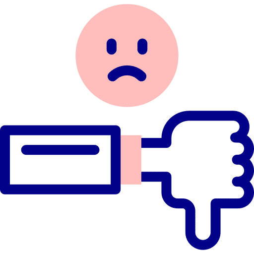 Dislike hand bad review finger icon Dislike hand bad review finger icon