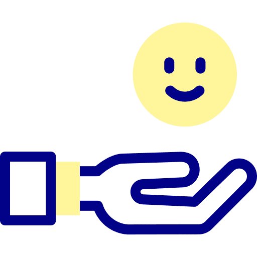 Happy social media smile gesture icon Happy social media smile gesture icon