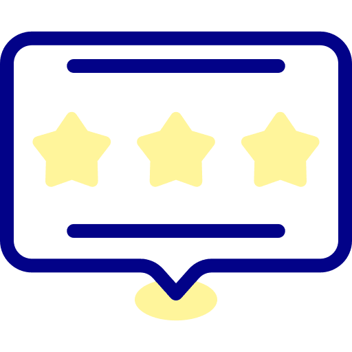 Rating marketing feedback good review icon Rating marketing feedback good review icon