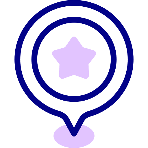 Rating rate favourite maps and location icon Rating rate favourite maps and location icon