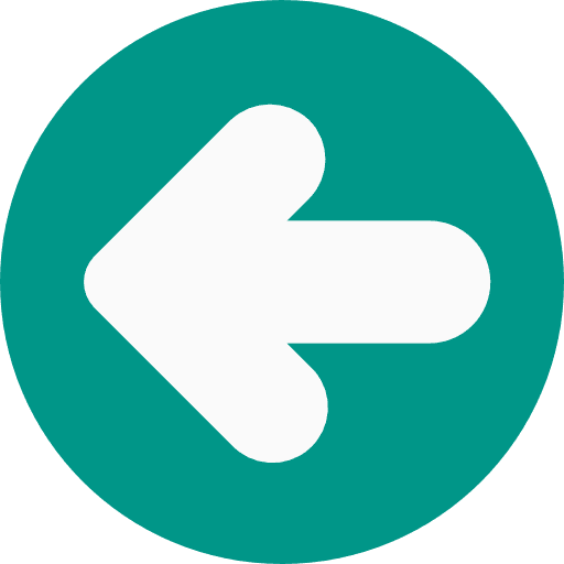 Left arrow previous direction multimedia option icon