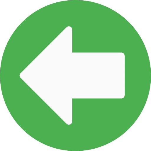 Left arrow return multimedia option previous icon