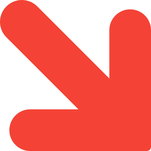 Diagonal arrow multimedia directional orientation icon