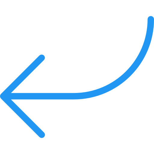 Left arrow multimedia option orientation direction icon