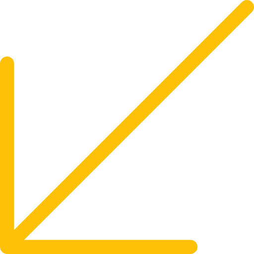 Diagonal arrow orientation directional multimedia icon