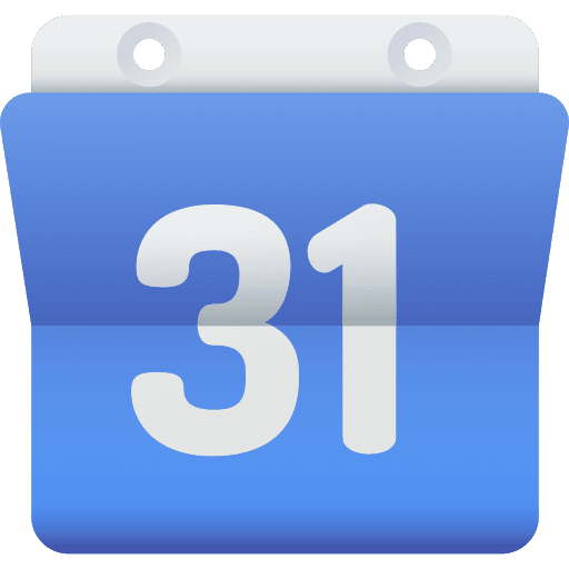 Google calendar time and date brands and logotypes logo icon