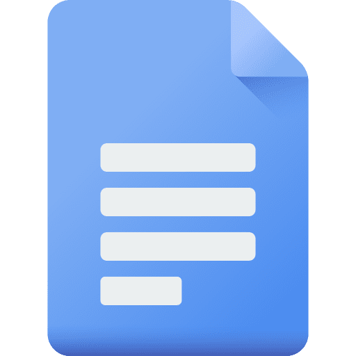 Google docs files and folders archive documents icon