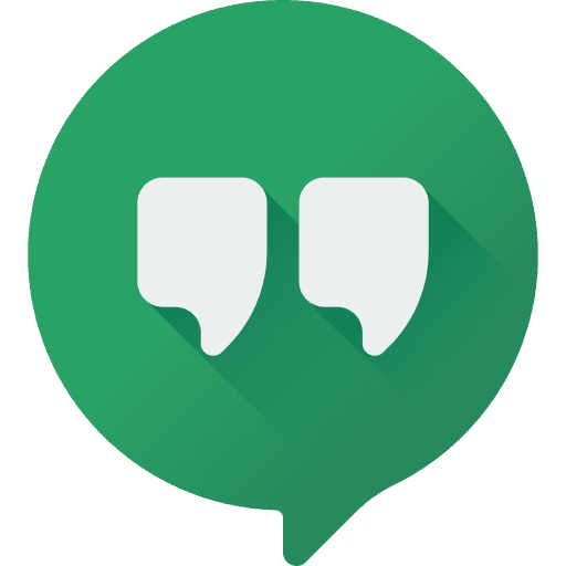 Google hangouts hangouts social media logotype icon