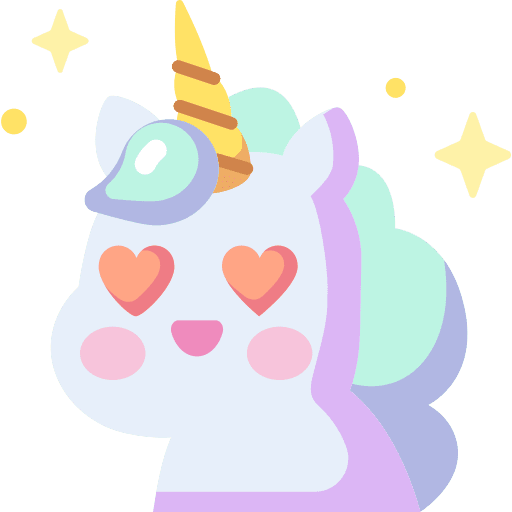 Love emoticons animals unicorn icon Love emoticons animals unicorn icon