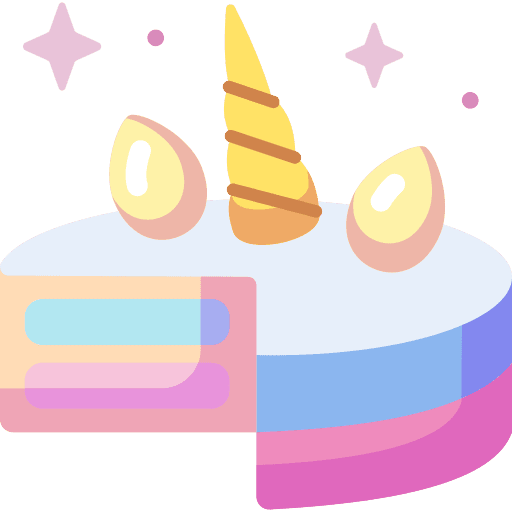 Cake sweet unicorn food icon Cake sweet unicorn food icon
