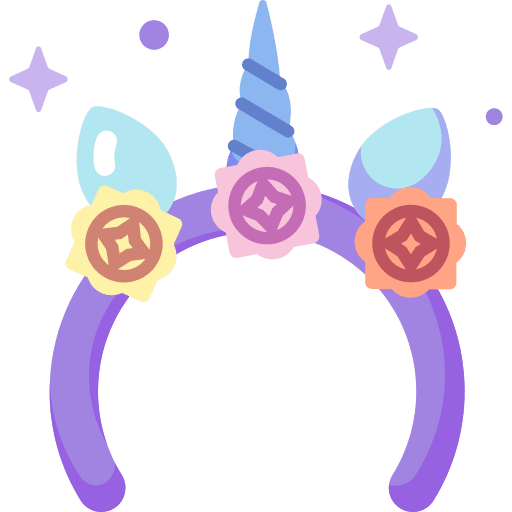 Headband fashion carnival headband icon Headband fashion carnival headband icon