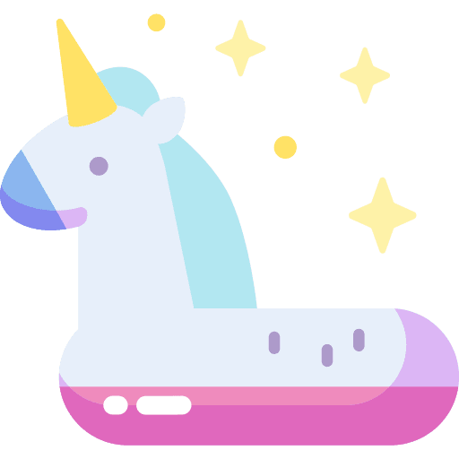 Rubber ring horse life preserver unicorn icon Rubber ring horse life preserver unicorn icon