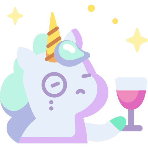 Wine animals fantasy wine icon Wine animals fantasy wine icon