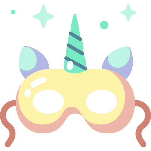 Mask fantasy party birthday and party icon Mask fantasy party birthday and party icon