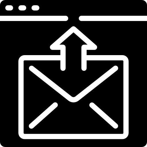 Send mail message received sent icon