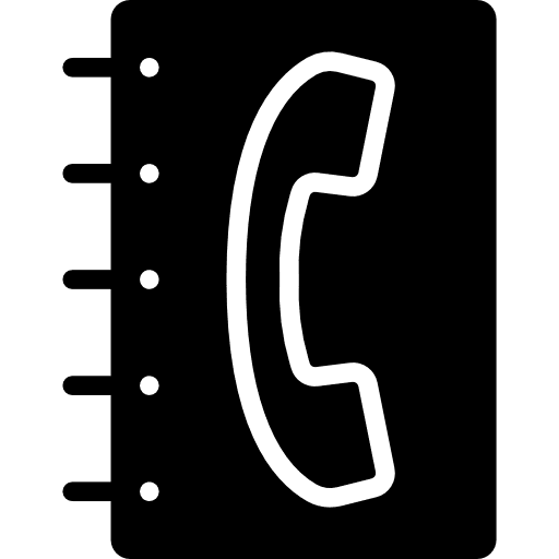 Telephone book telephone book communications contacts icon