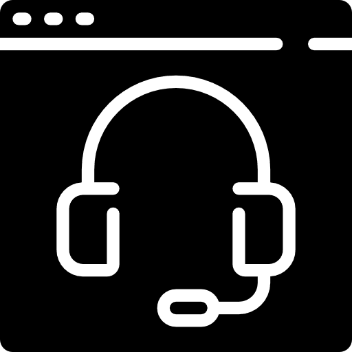 Video chat microphone headphones video chat icon