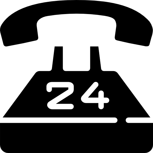 Telephone communications vintage phone icon