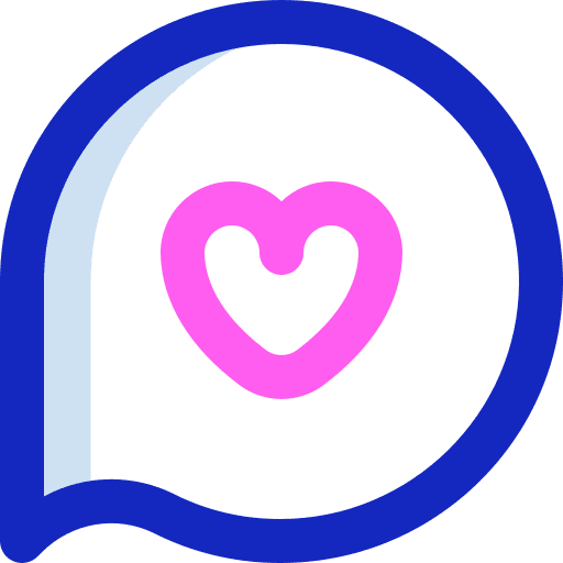 Heart compassion love notification icon