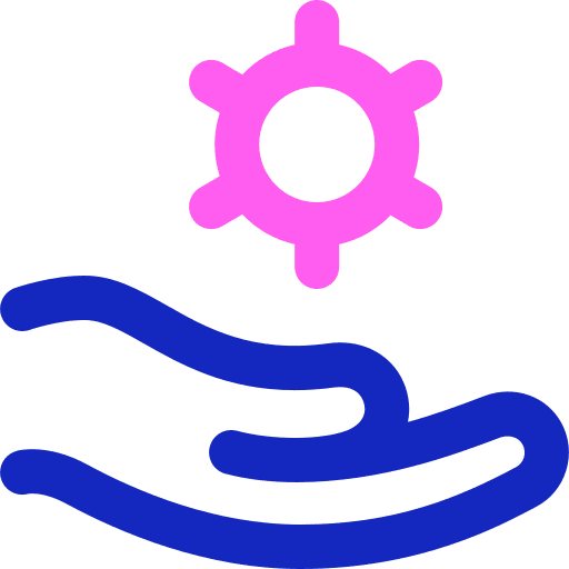 Service provide gear settings icon