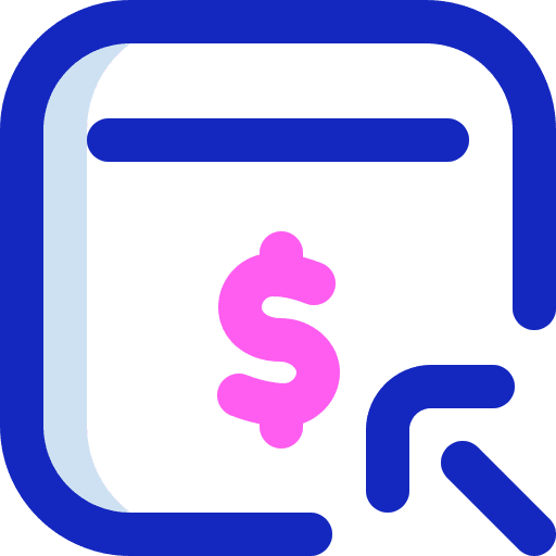 Pay per click browser web page web icon