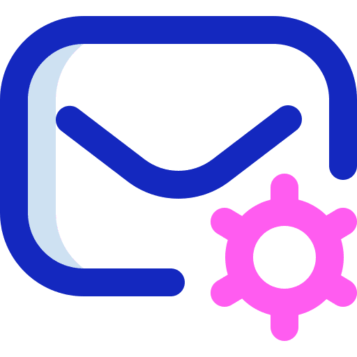 Settings message note settings icon