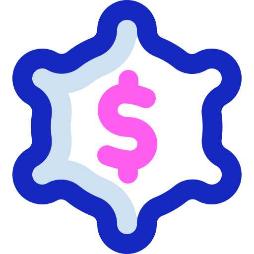 Dollar currency business bank icon