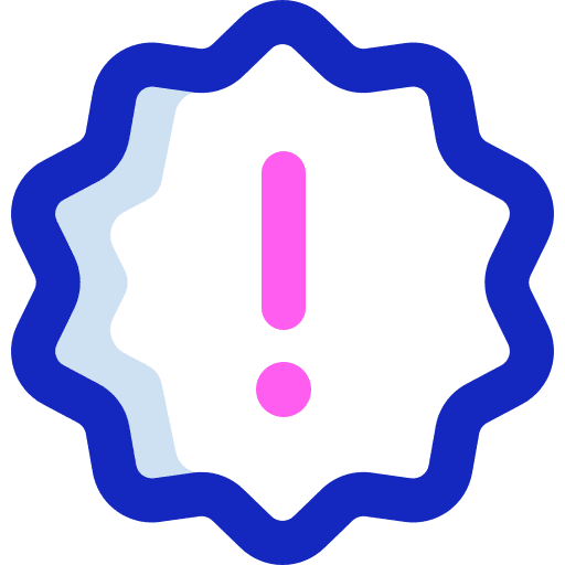 Alert danger alert interface icon