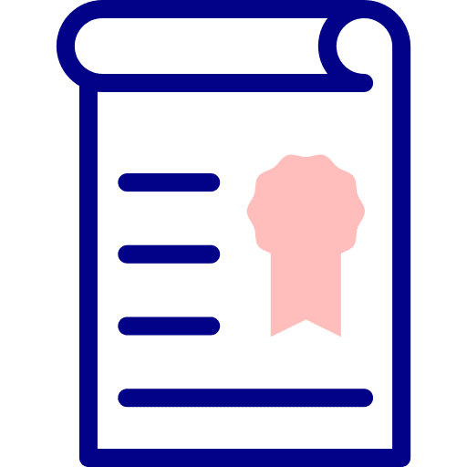 Certificate diploma certification certificate icon