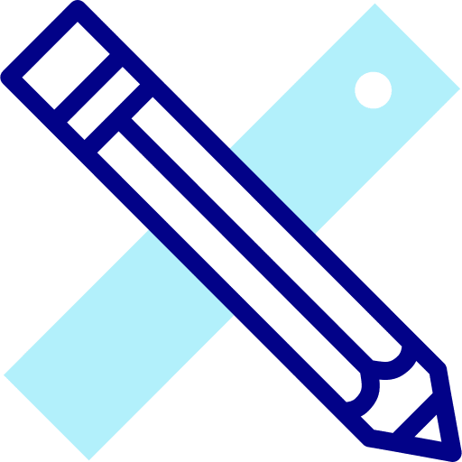 Pencil write draw stationery icon