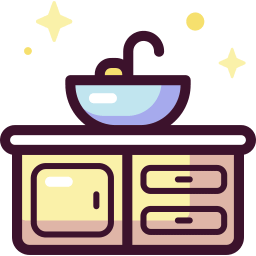 Sink furniture and household kitchen tool kitchen icon