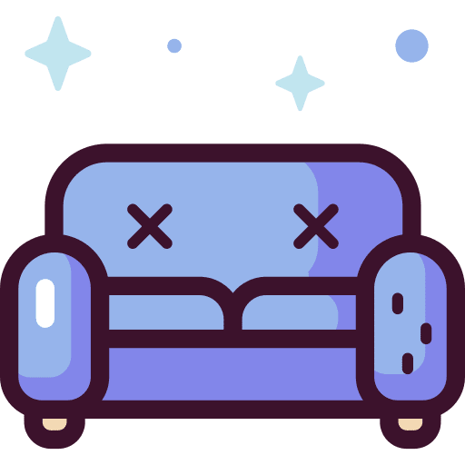 Sofa rest furniture and household living room icon