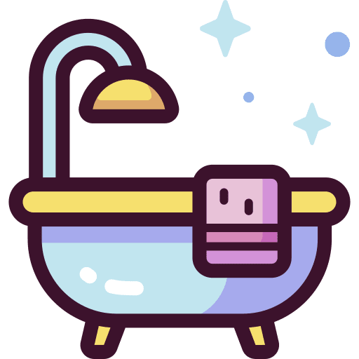 Bathtub wellness hygiene bath icon Bathtub wellness hygiene bath icon