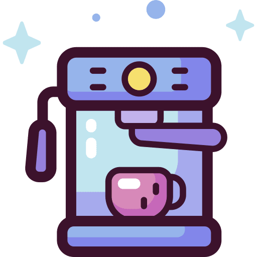 Coffee machine coffee maker gadget appliance icon Coffee machine coffee maker gadget appliance icon