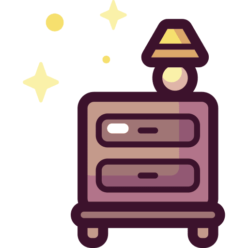 Night stand vintage lamp night stand icon Night stand vintage lamp night stand icon