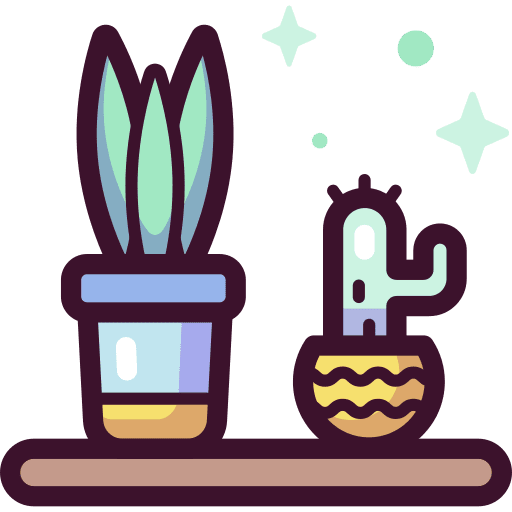 Plants pots garden botanic icon Plants pots garden botanic icon