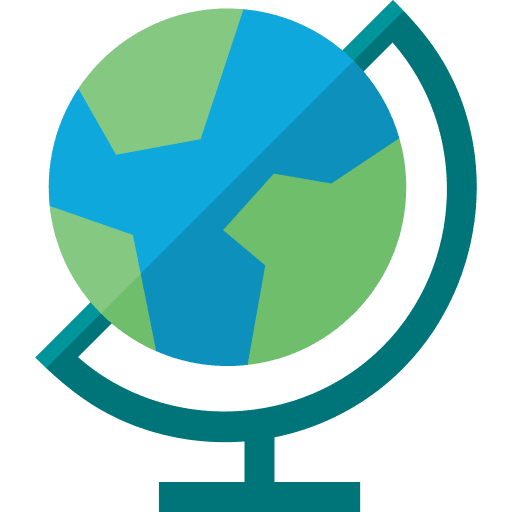 Geography globe education geography icon