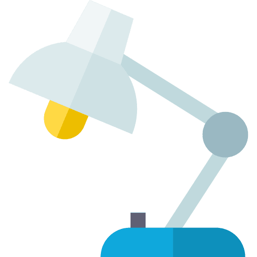 Lamp lamp table lamp furniture and household icon