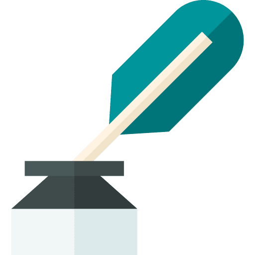 Literature vintage feather pen literature icon