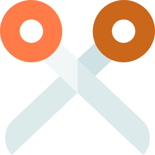 Scissors cut art and design scissors icon